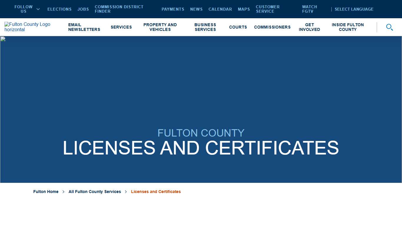 Licenses and Certificates