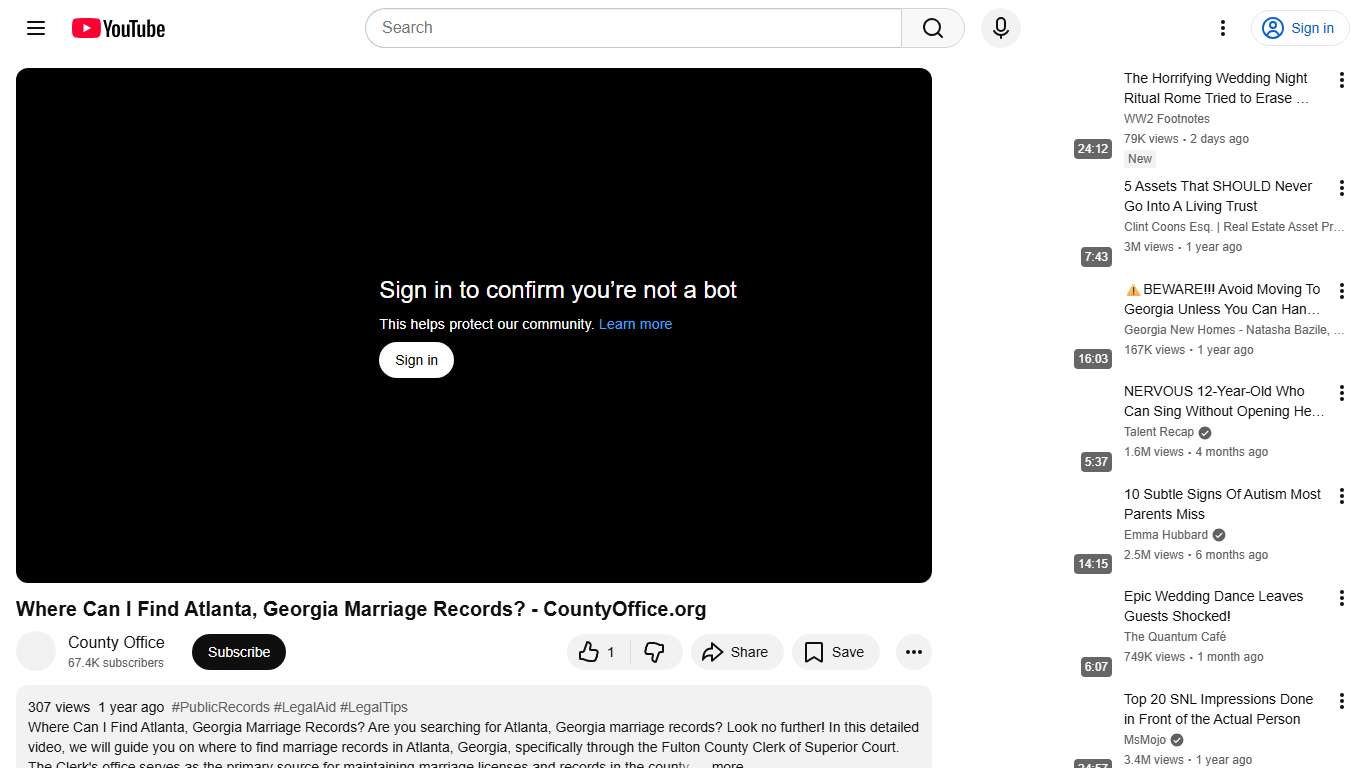 Where Can I Find Atlanta, Georgia Marriage Records? - CountyOffice.org - YouTube