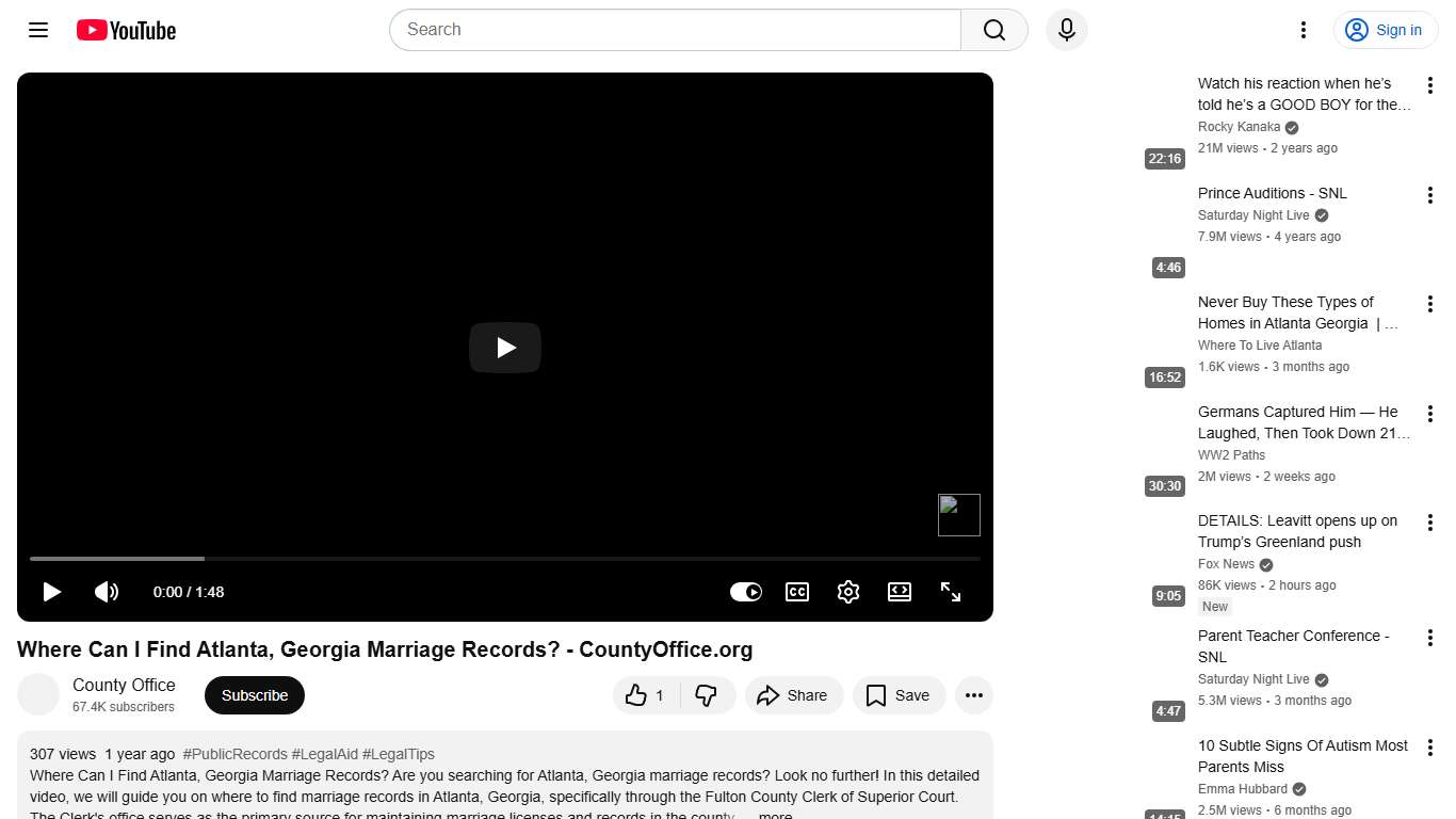Where Can I Find Atlanta, Georgia Marriage Records? - CountyOffice.org - YouTube